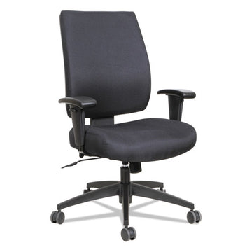 Alera® Alera Wrigley Series High Performance Mid-back Synchro-tilt Task Chair, Supports 275 Lb, 17.91" To 21.88" Seat Height, Black freeshipping - TVN Wholesale
